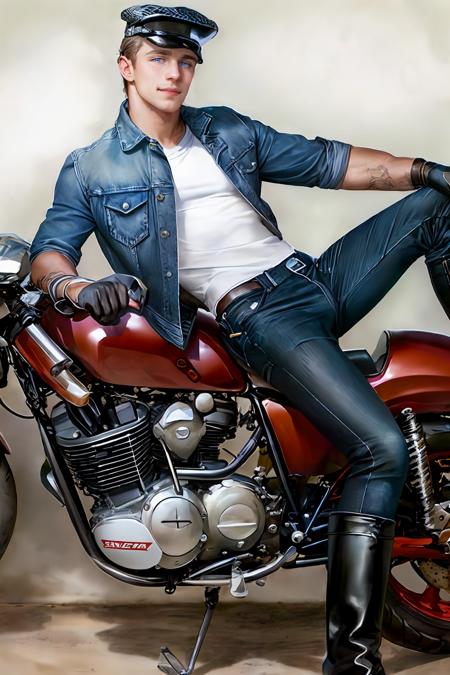 00014-2692675053-photo of male sc_abe  _lora_sc_abe-06_0.75_ posing on a motorcycle, leaning back on a motorcycle, wearing a leather cap and glov.png